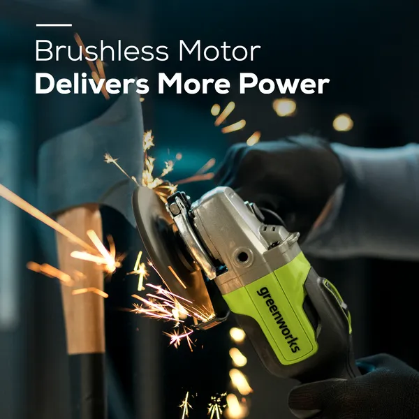 24V Brushless Impact Driver & Angle Grinder Combo Kit w/ (2) 2.0Ah Batteries & Charger