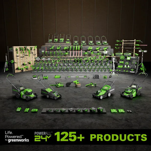 24V Brushless Impact Driver & Angle Grinder Combo Kit w/ (2) 2.0Ah Batteries & Charger