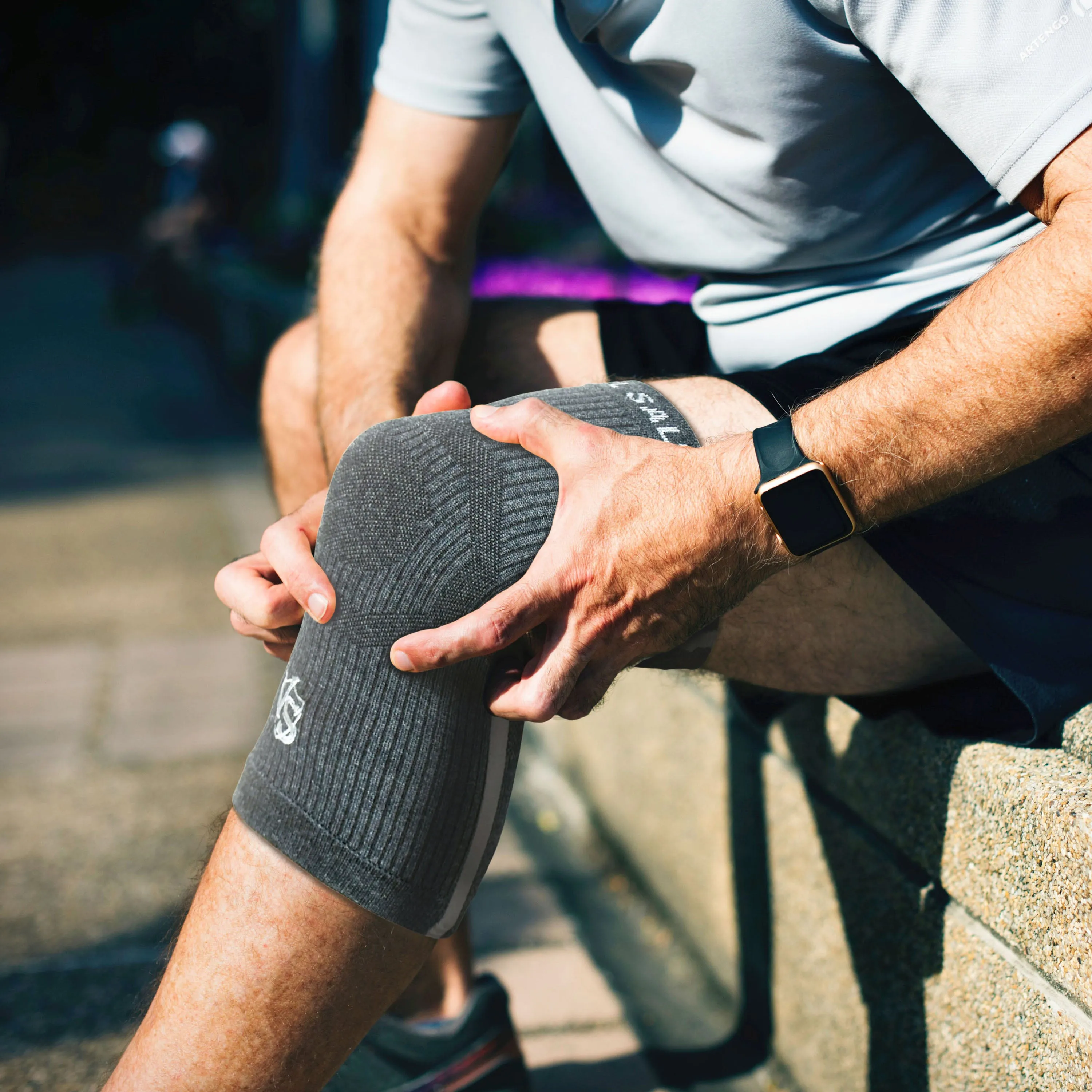 3D Knit Knee Sleeve/Brace S-SUPPORT (Pair)