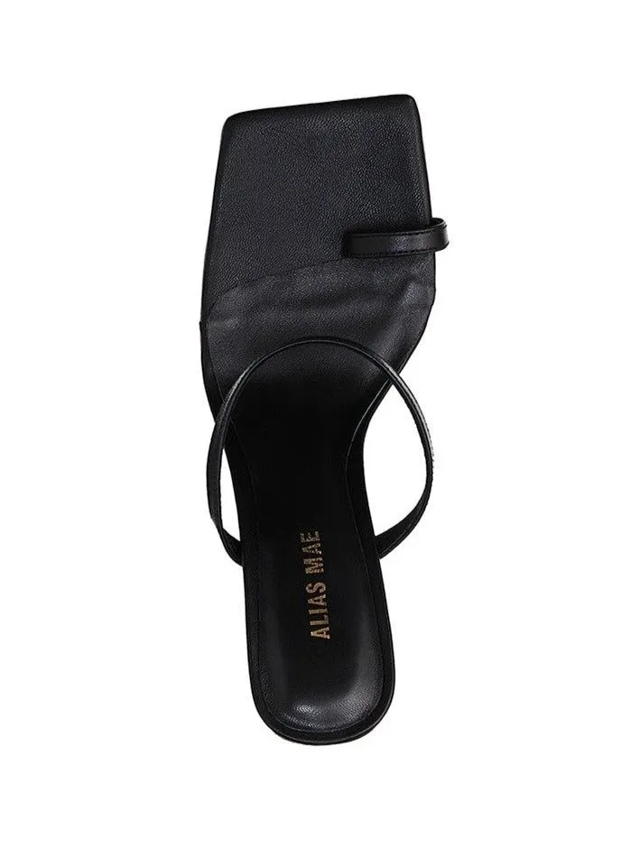 Alias Mae Lena Heel in Black Leather