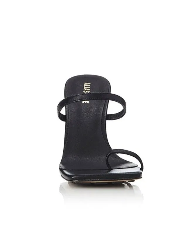Alias Mae Lena Heel in Black Leather
