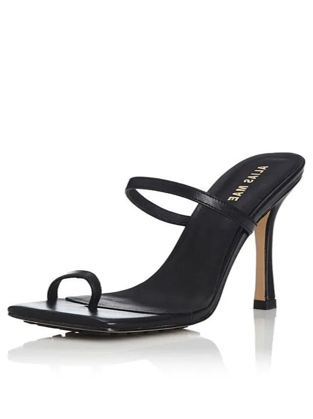 Alias Mae Lena Heel in Black Leather