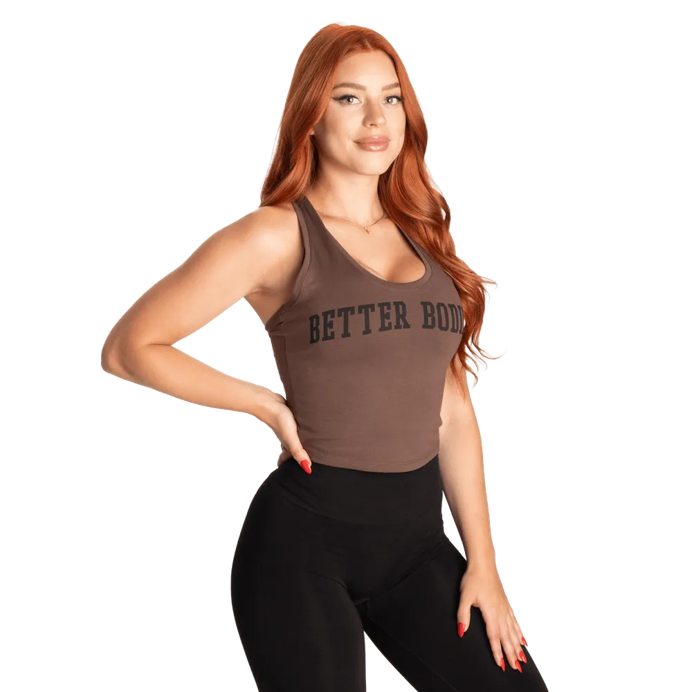 Better Bodies Crop T-Back - Timber