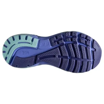 Womens Brooks Adrenaline GTS 23 Baja Blue Yellow Lime - Optimal Running Sneakers