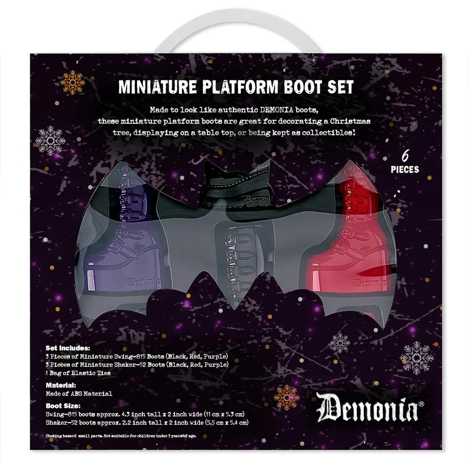DemoniaCult Miniatuur Laarsjes Set van 6