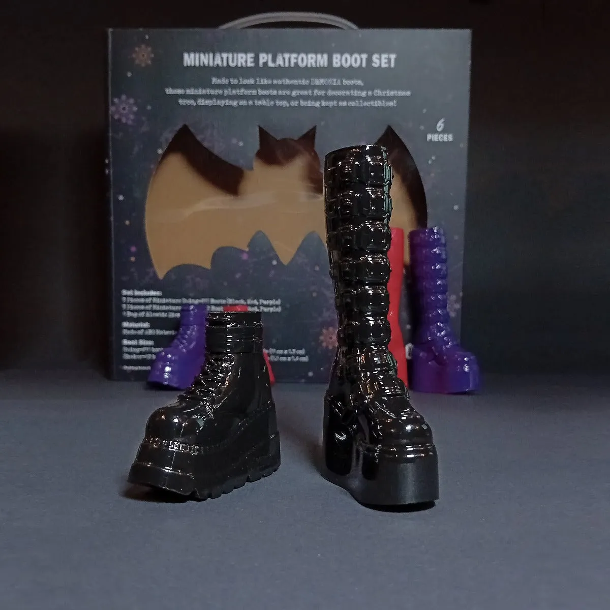 DemoniaCult Miniatuur Laarsjes Set van 6