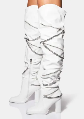 Don't Stop Knee High Boots