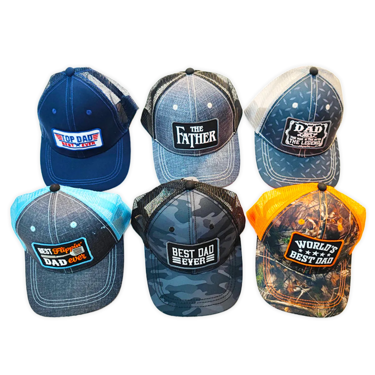 Father's Day Trucker Hat - 6 Pieces Per Pack 24808B