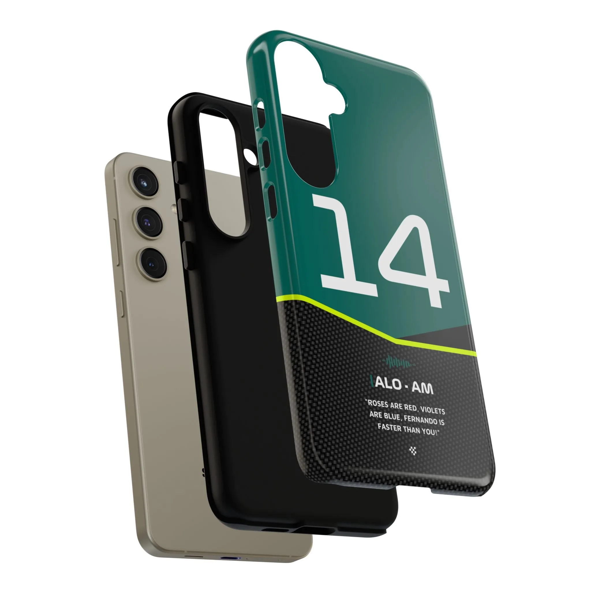 Fernando Alonso F1 Car Phone Case 2024