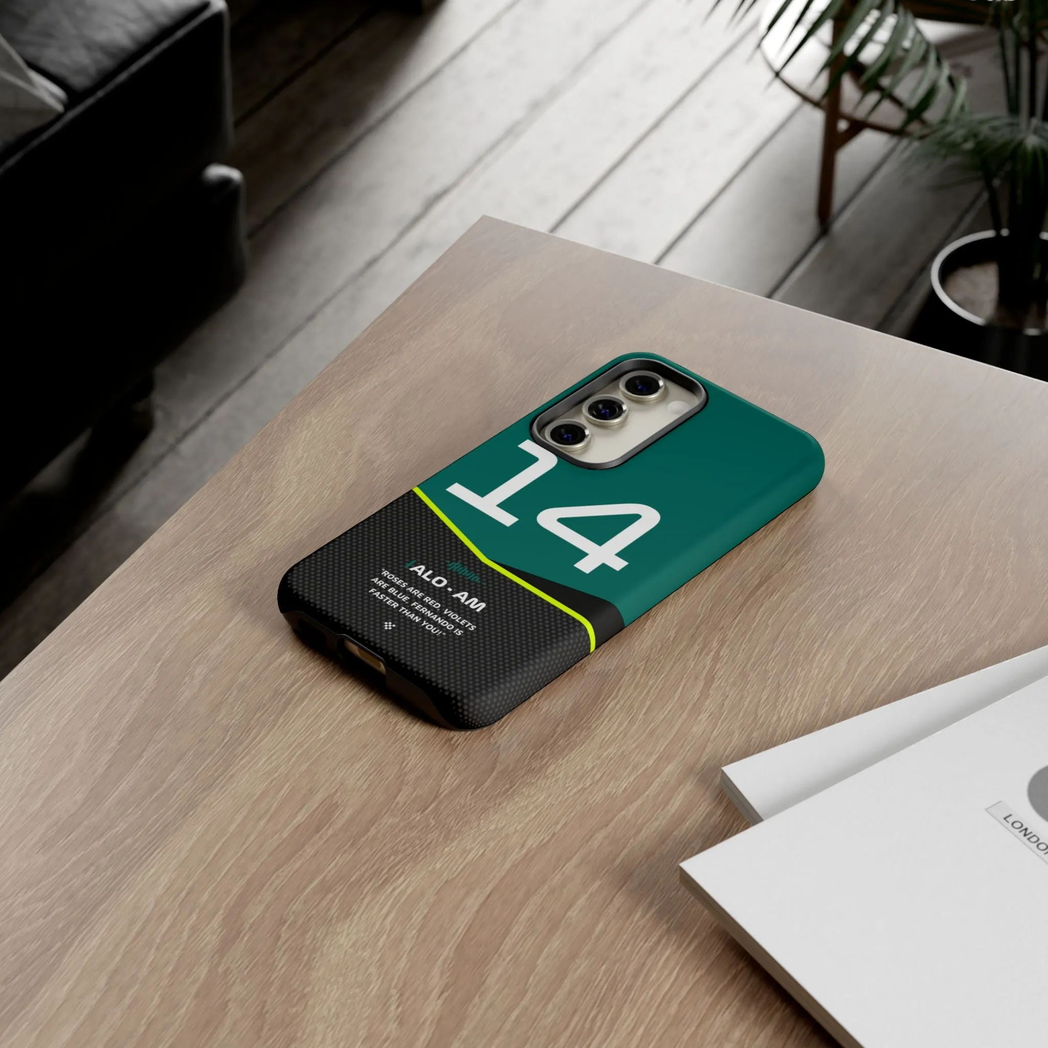 Fernando Alonso F1 Car Phone Case 2024