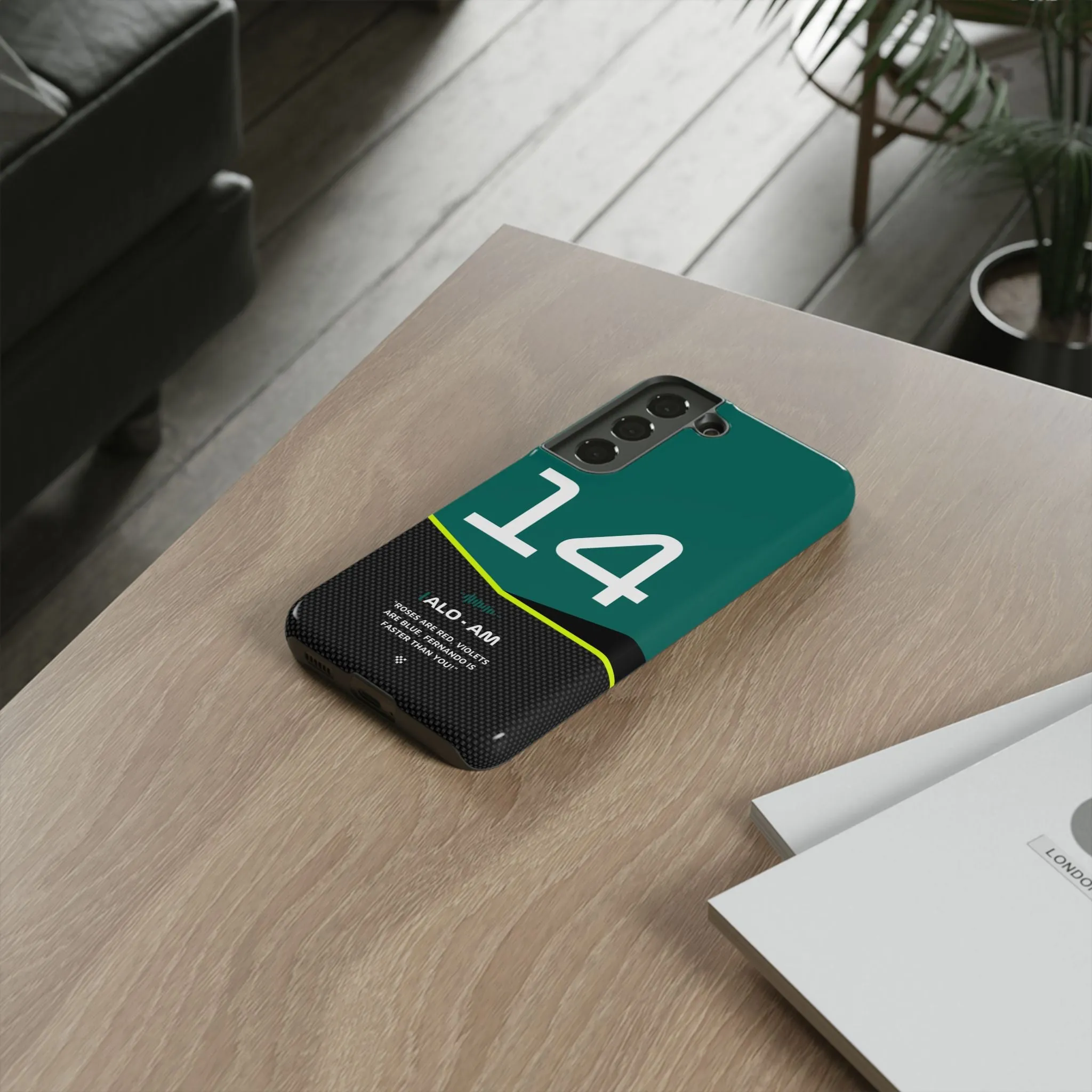 Fernando Alonso F1 Car Phone Case 2024