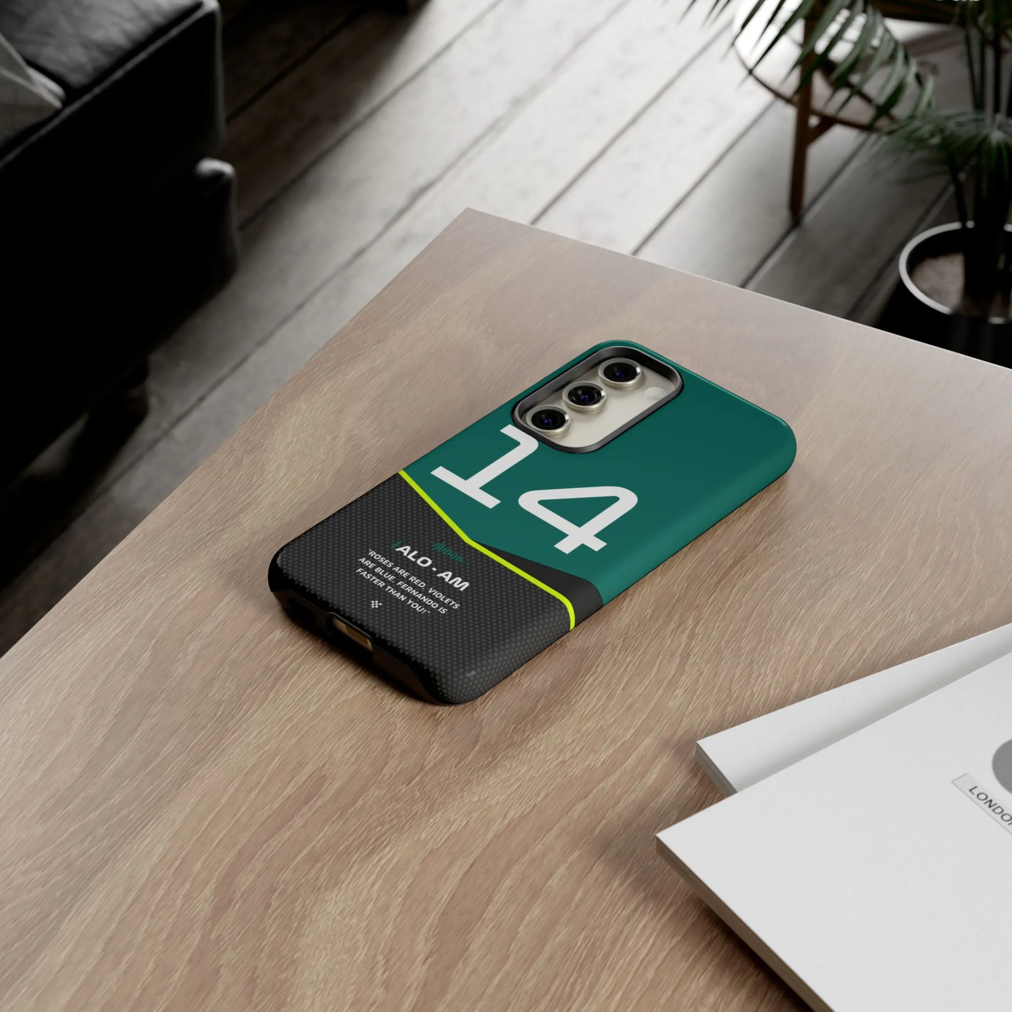 Fernando Alonso F1 Car Phone Case 2024