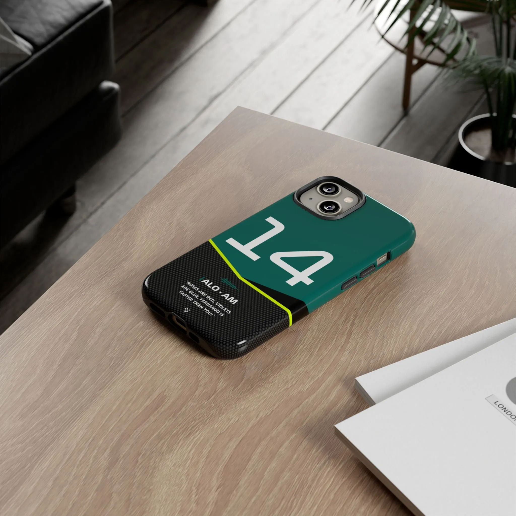 Fernando Alonso F1 Car Phone Case 2024