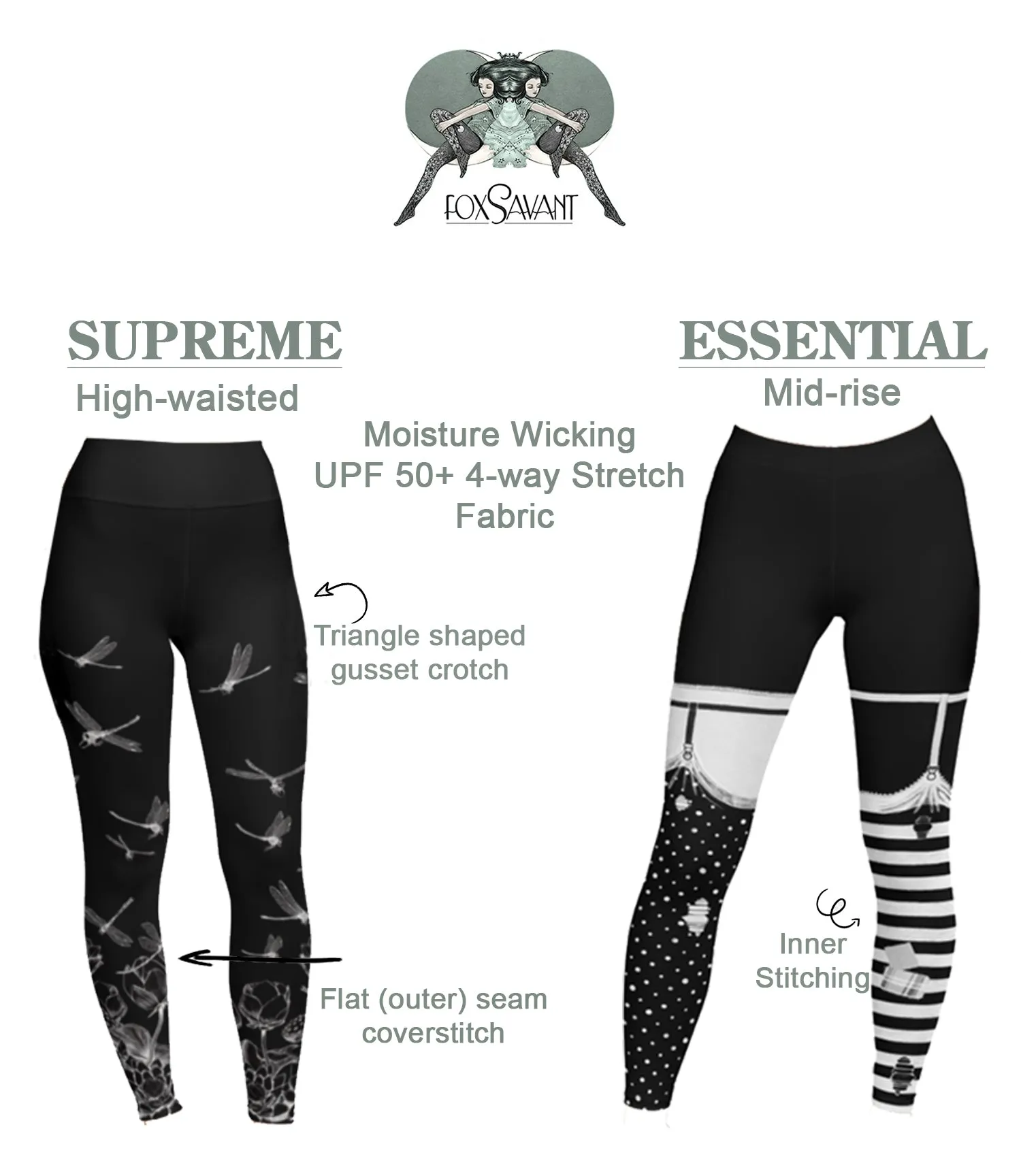 Forest Abduction Leggings by fox savant