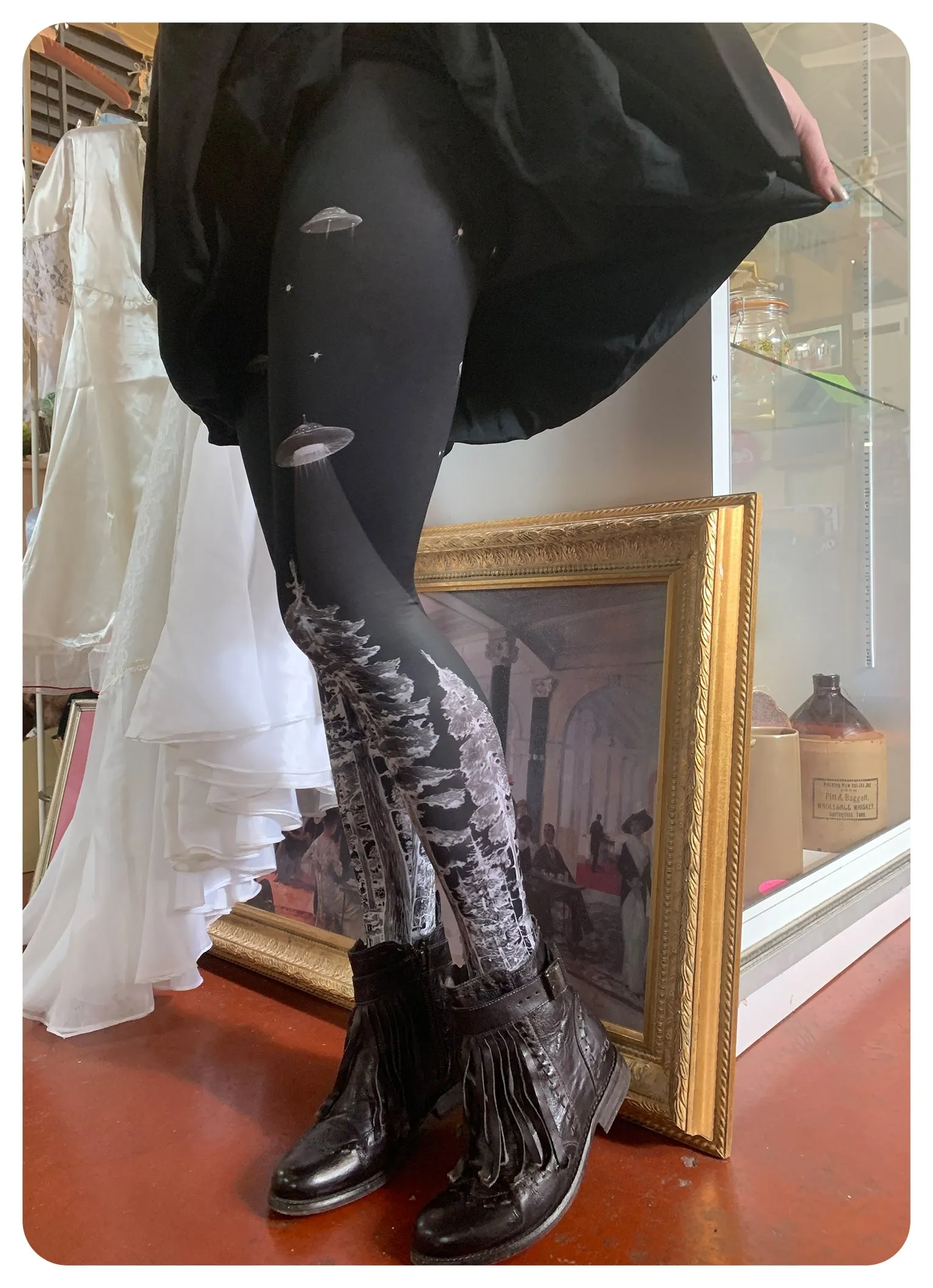 Forest Abduction Leggings by fox savant