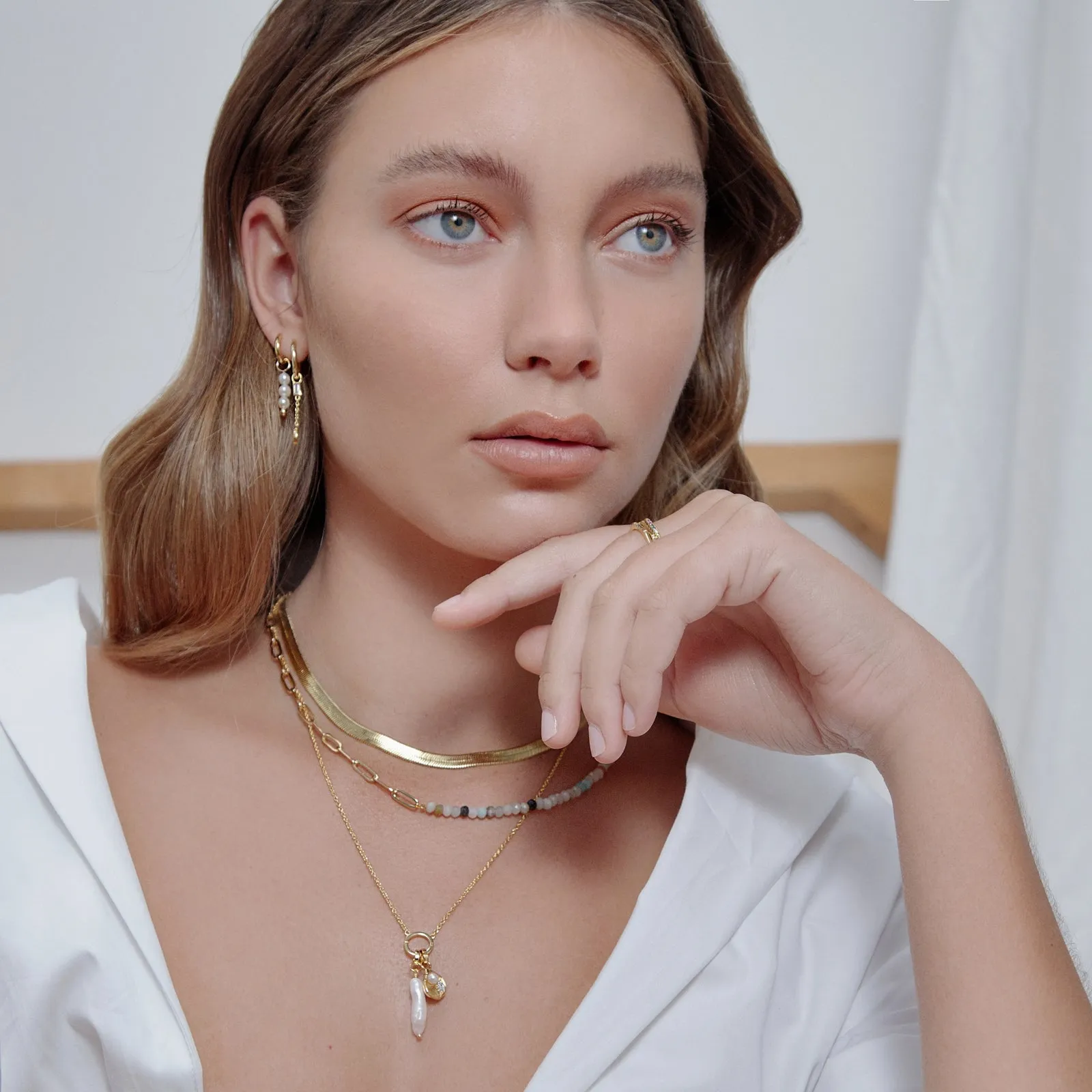 Grace Single Stacker Earring