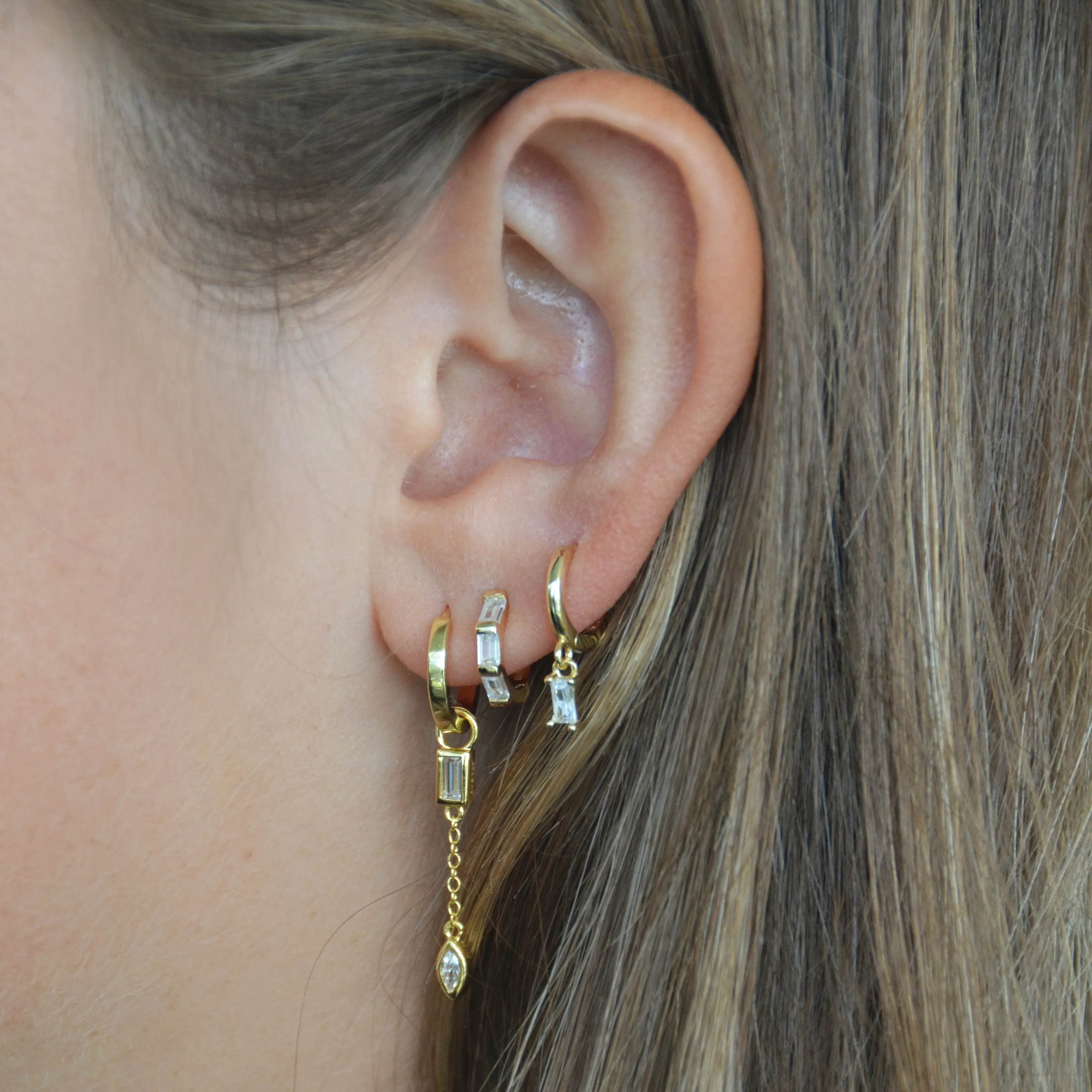 Grace Single Stacker Earring