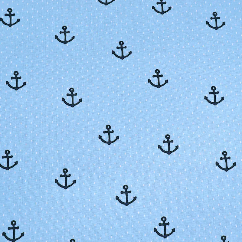 Great Value - Wide Width Cotton - Pale Blue - Anchors