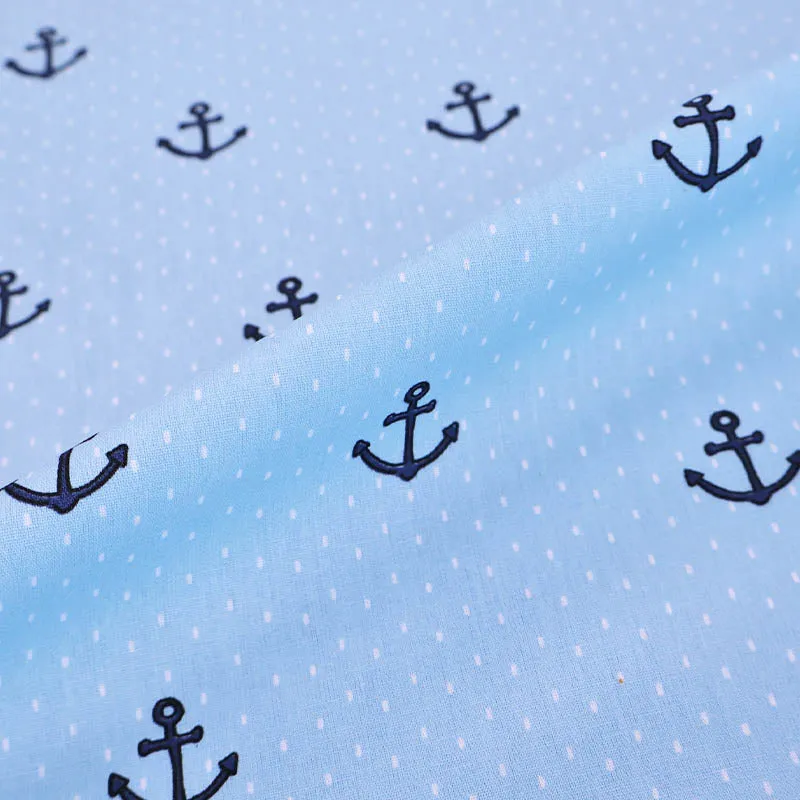 Great Value - Wide Width Cotton - Pale Blue - Anchors