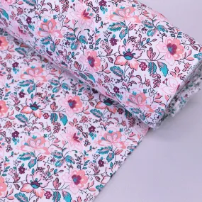 Great Value - Wide Width Floral Cotton - Monica - Pink