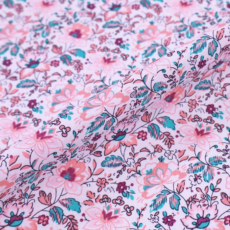 Great Value - Wide Width Floral Cotton - Monica - Pink