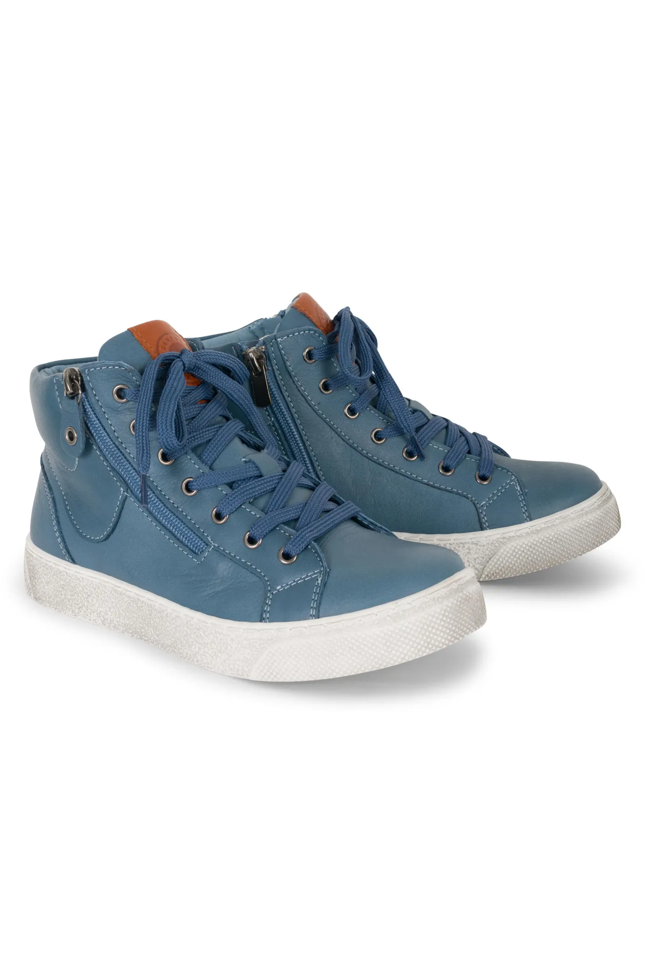Made in Turkey Leather Ankle Boots | DENIM | UKELELE ZZ