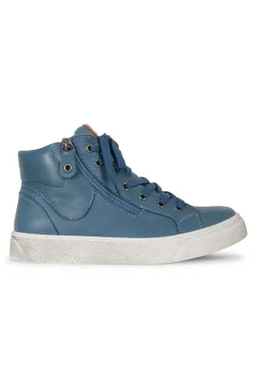 Made in Turkey Leather Ankle Boots | DENIM | UKELELE ZZ