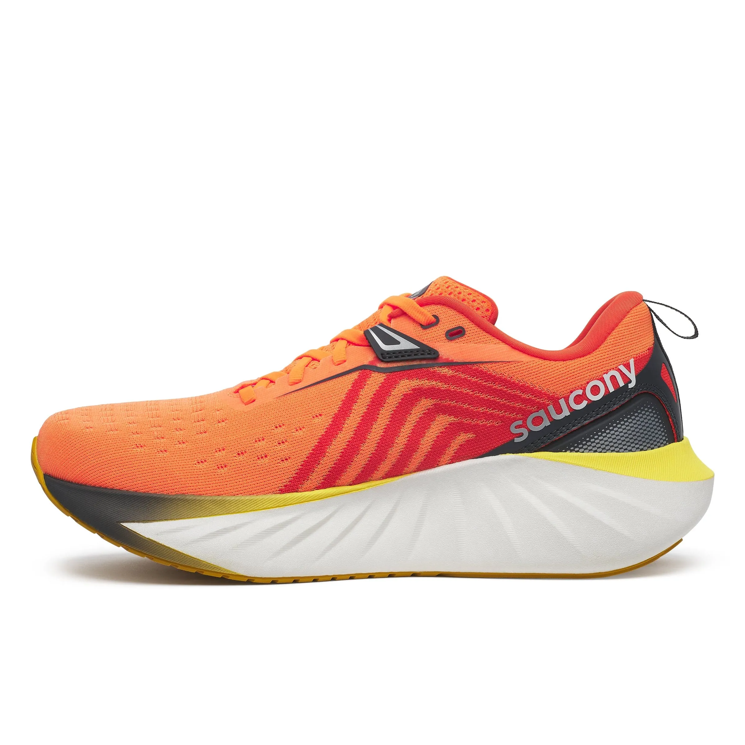 Mens Saucony Triumph 22 Running Shoes in Spice/Canary - Advanced!