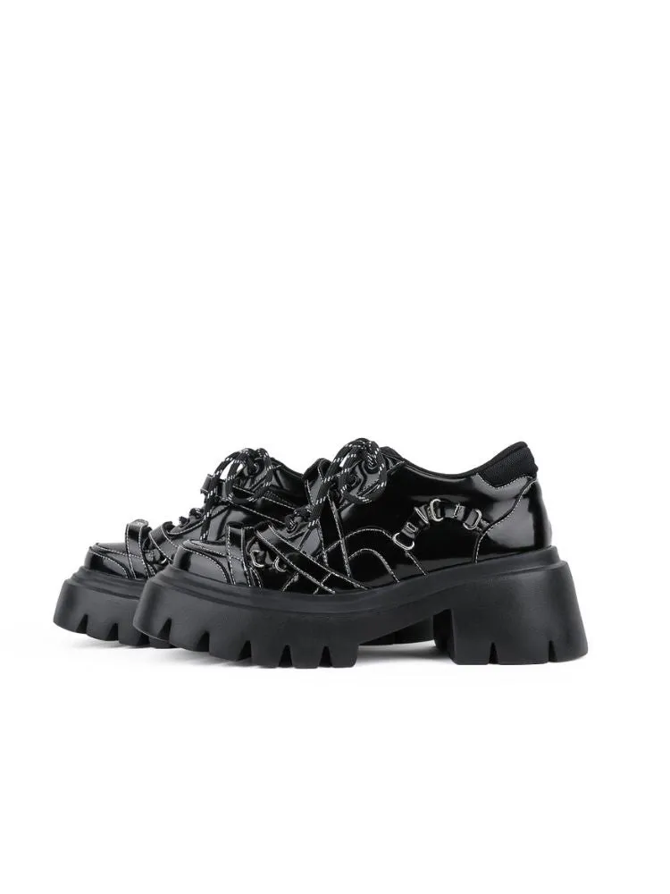 Studded belt platform shoes【s0000002126】