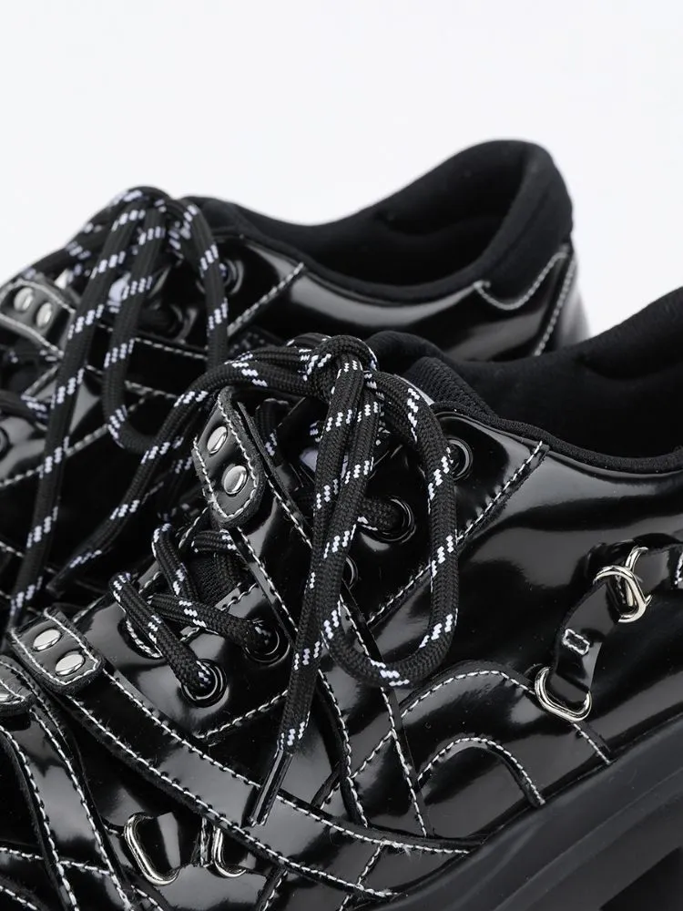 Studded belt platform shoes【s0000002126】