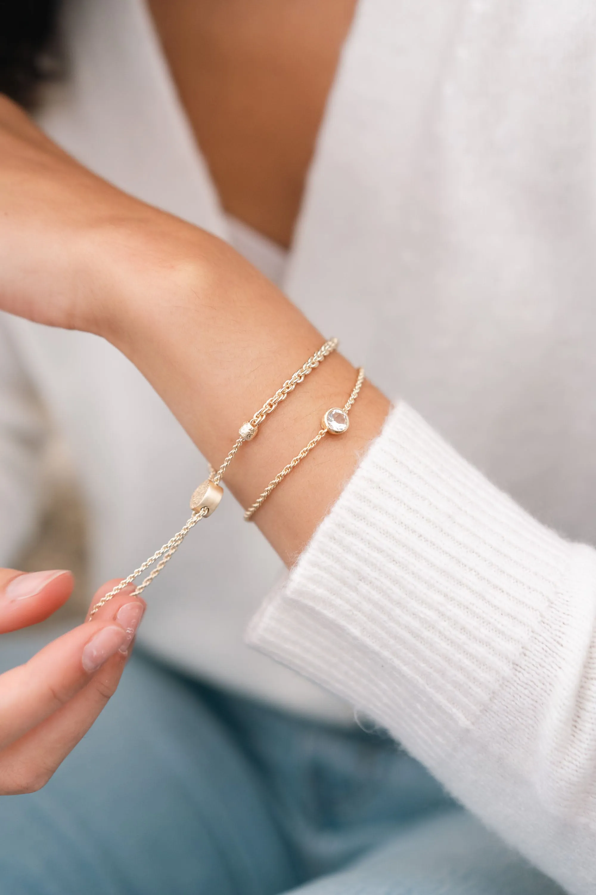 White Topaz Bracelet