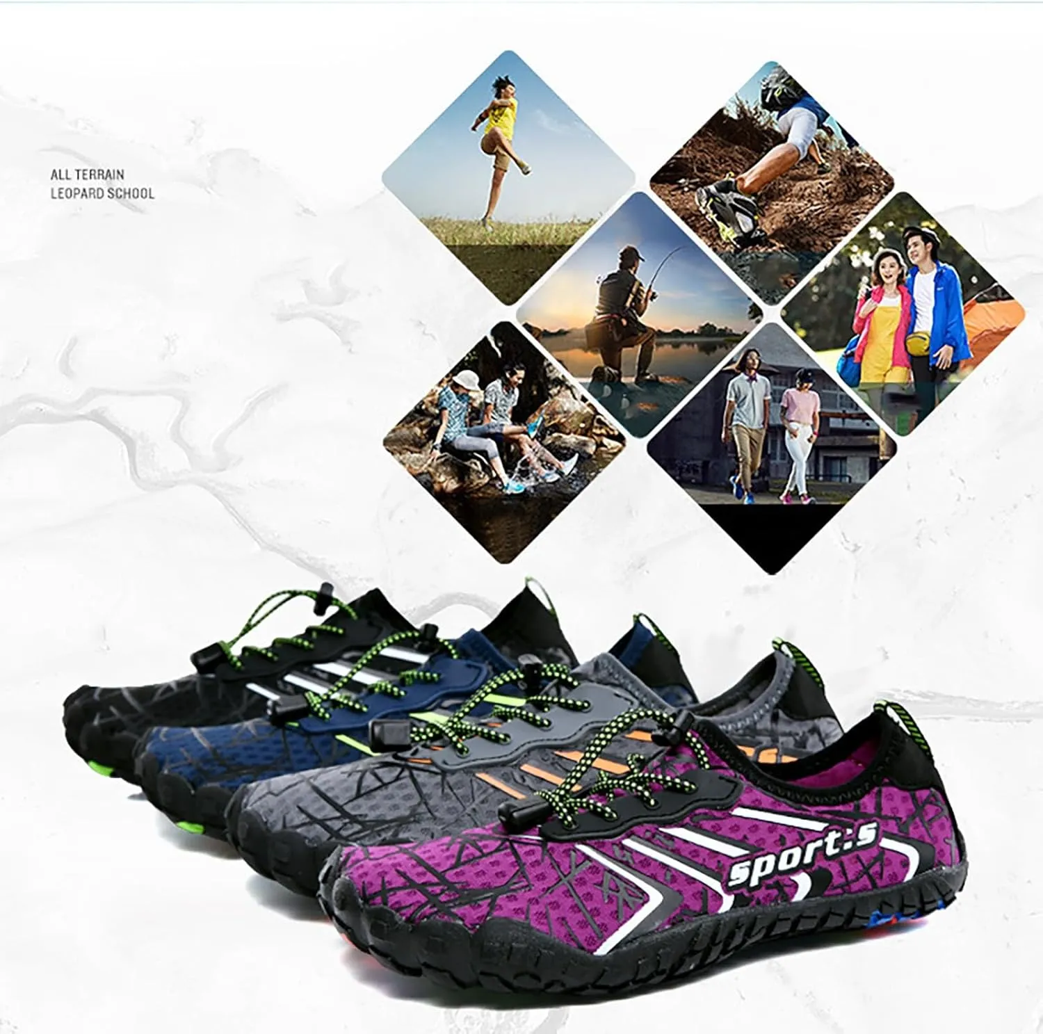 Womens Non Slip Walking Shoes Lace Up Slip On Sneakers for Men Tennis Shoes Womens