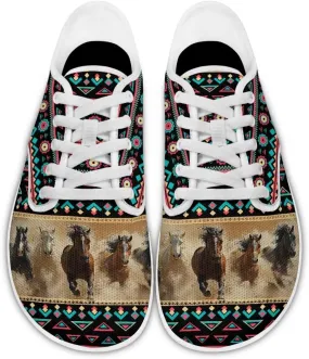 Women's Work Shoes Casual Skate Shoes Lace-Up Running Sneakers Basketball Driving Walking Shoes